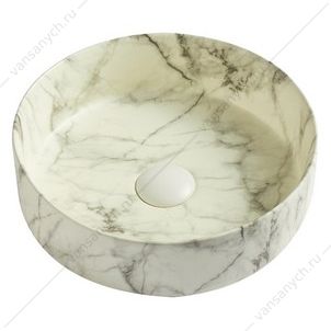 Раковина 34,6х34,6 накладная Azario мраморный матовый AZ-3134-ST SP AZARIO (Россия/Китай) купить в Тюмени (Ван Саныч™)